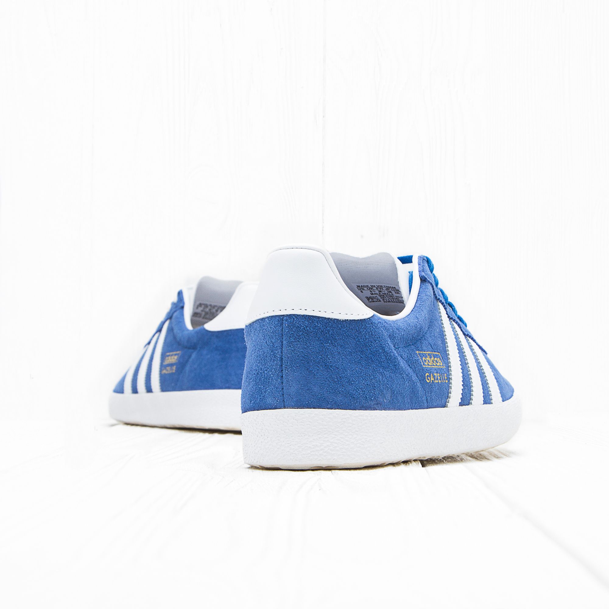 Adidas GAZELLE OG Blue White Metallic Gold