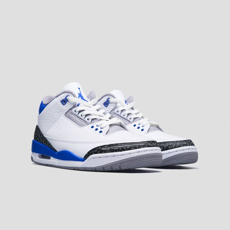 jordan retro 3 black and blue