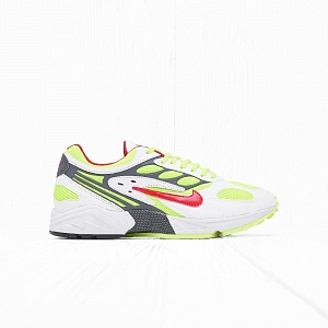 Кроссовки Nike AIR GHOST RACER White/atom Red-Neon Yellow-Dark Grey