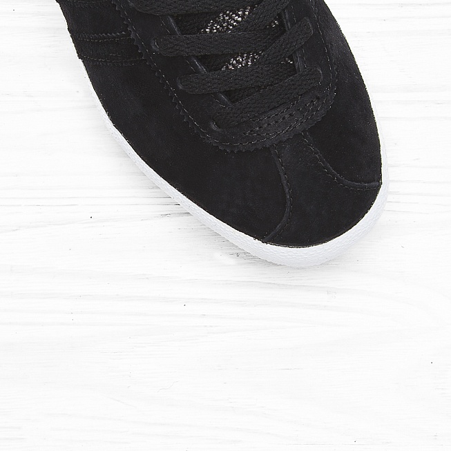 Кроссовки Adidas GAZELLE OG Black/Black-White - Фото 5