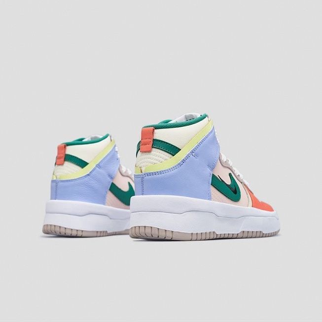 Кроссовки Nike W DUNK HIGH UP Cashmere/Green Noise-Pale Coral - Фото 2