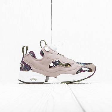 Кроссовки Reebok INSTA PUMP FURY SEASONAL GRAPHIC Beach Stone/Paper White/Green/Orchid/Stone