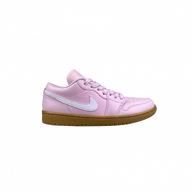 Кроссовки Jordan W AIR JORDAN 1 LOW Arctic Pink/White-Gum Light Brown