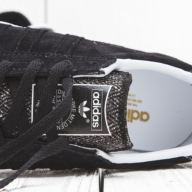 Кроссовки Adidas GAZELLE OG Black/Black-White - Фото 3