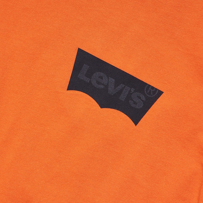 Футболки Levi's SKATE GRAPHIC Lcs Orange Core - Фото 2