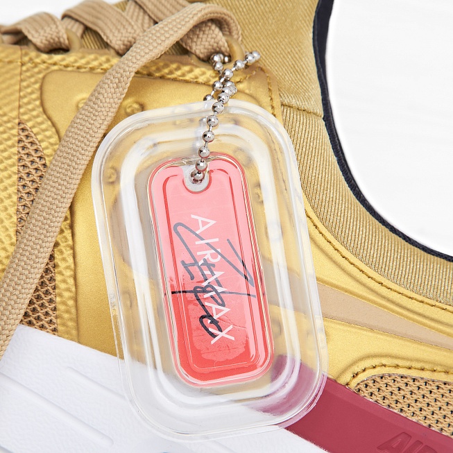 Кроссовки Nike W AIR MAX ZERO QS Metallic Gold/Varsity Red/White/Black - Фото 4