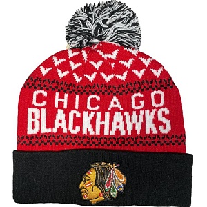 Шапка M&N NHL CHICAGO BLACKHAWKS Red/Black-White