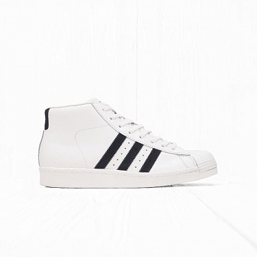 Кроссовки Adidas PRO MODEL VINTAGE DLX Off White/Core Black/Off White 