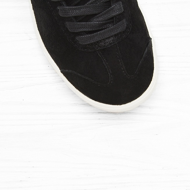 Кроссовки Adidas HAMBURG FREIZEIT Core Black/Chalk White/Mesa - Фото 1