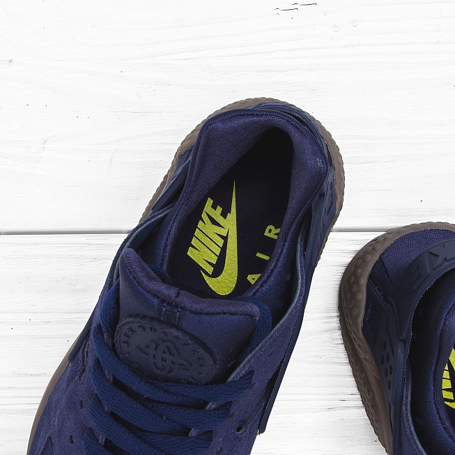 Кроссовки Nike AIR HUARACHE RUN SE Binary Blue/Dark Grey - Фото 5