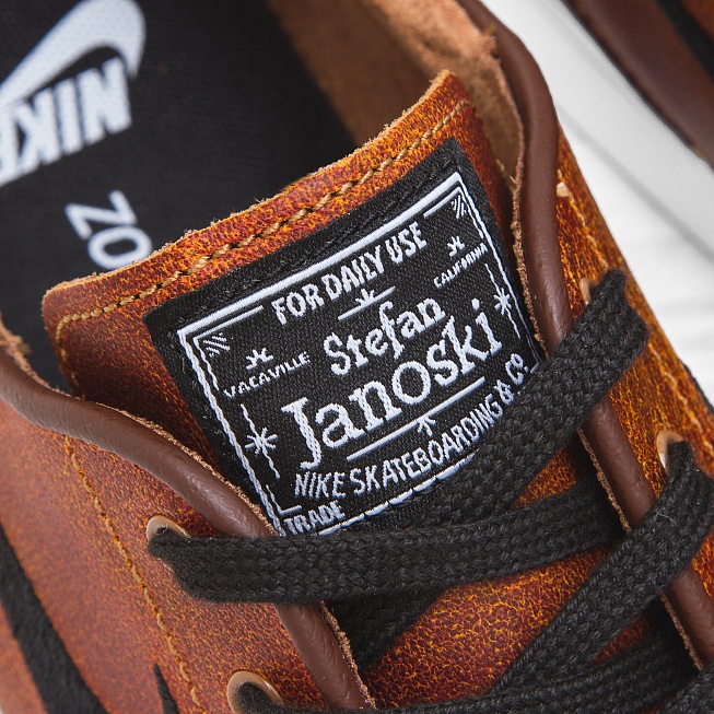Кроссовки Nike SB ZOOM STEFAN JANOSKI ELITE Brown - Фото 5