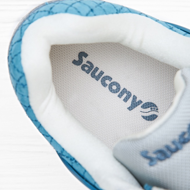 Кроссовки Saucony GRID SD Quilted Blue/Grey - Фото 6