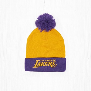 Шапка M&N NBA LOS ANGELES LAKERS Yellow/Purple