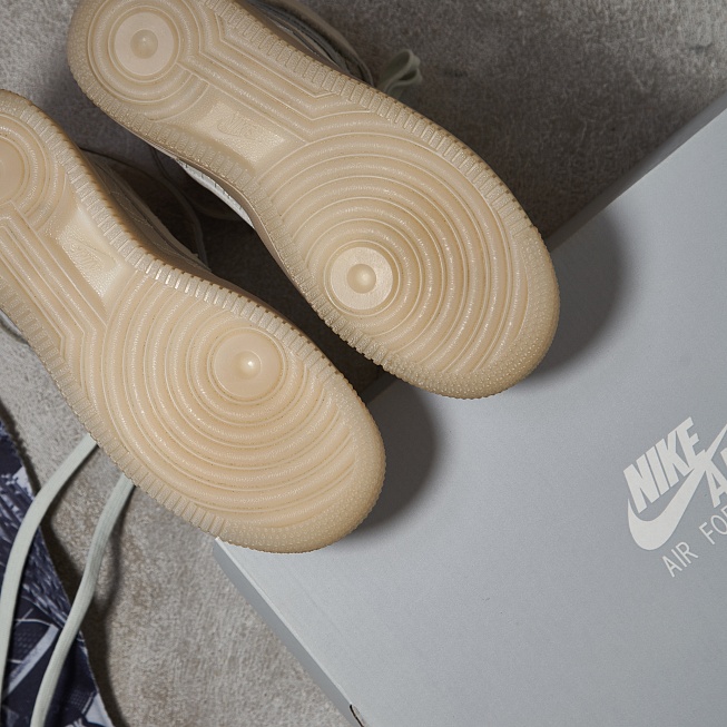 Кроссовки Nike AIR FORCE 1 HI FW QS Light Bone/Light Bone - Фото 4