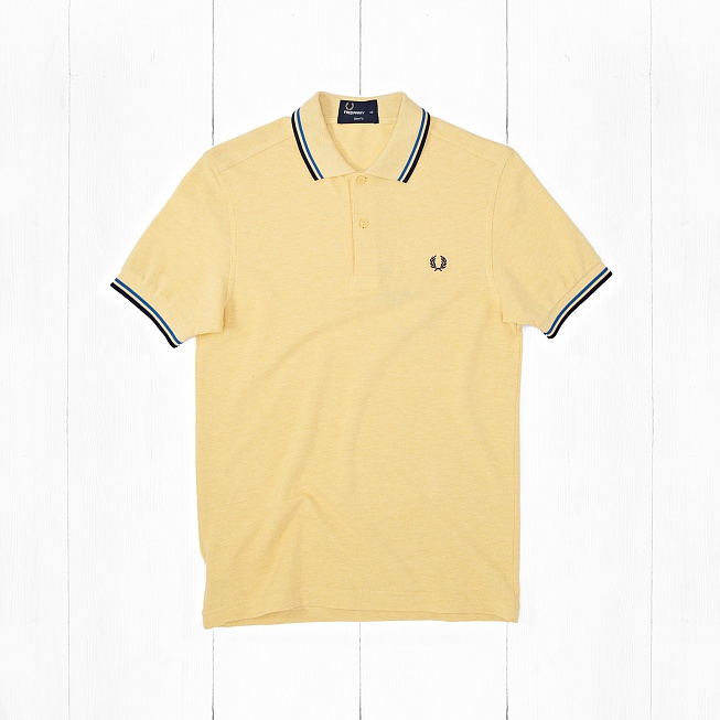 Поло Fred Perry SLIM FIT TWIN TIPPED Yellow