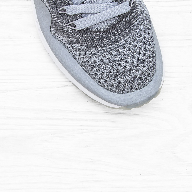 Кроссовки Nike AIR MAX 1 ULTRA FLYKNIT Wolf Grey/Wolf Grey-Dark Grey - Фото 3