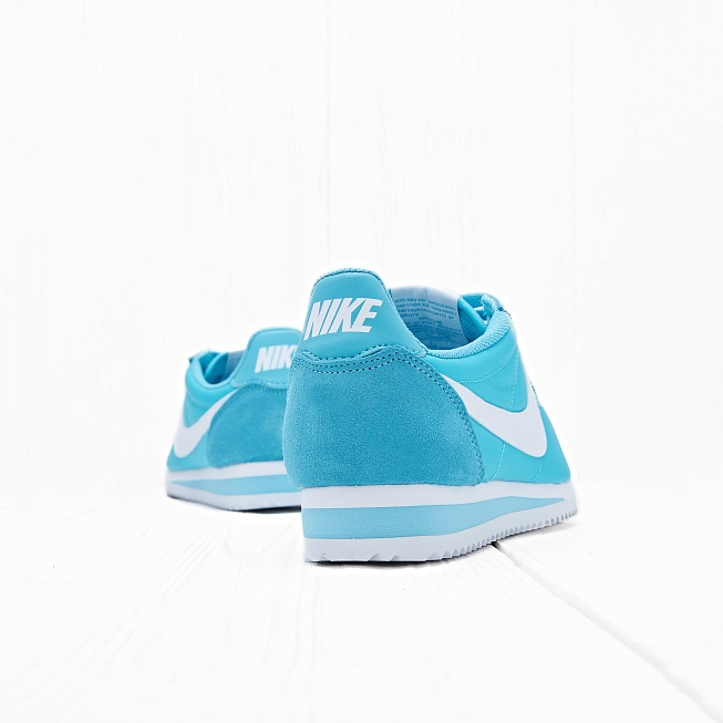 Кроссовки Nike W CLASSIC CORTEZ PRM Gamma Blue/White - Фото 1
