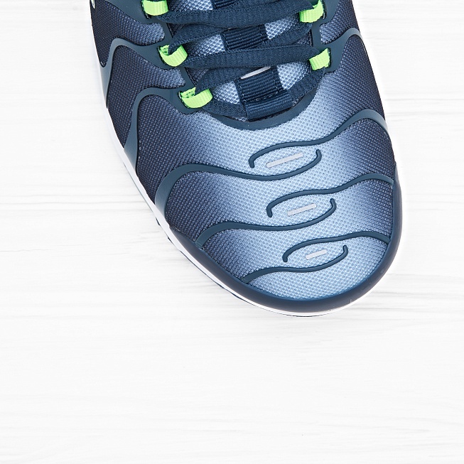 Кроссовки Nike AIR MAX PLUS TN ULTRA Binary Blue/Safety Orange-White - Фото 1