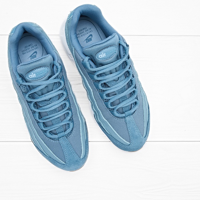 Кроссовки Nike W AIR MAX 95 PRM Smokey Blue/Smokey Blue - Фото 3