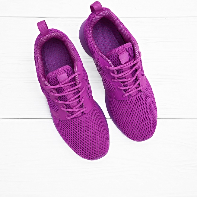 Кроссовки Nike W ROSHE ONE HYP BR Hyper Violet - Фото 3