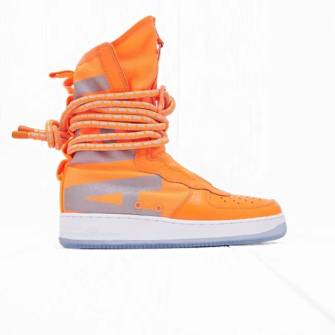 Nike air discount force orange high