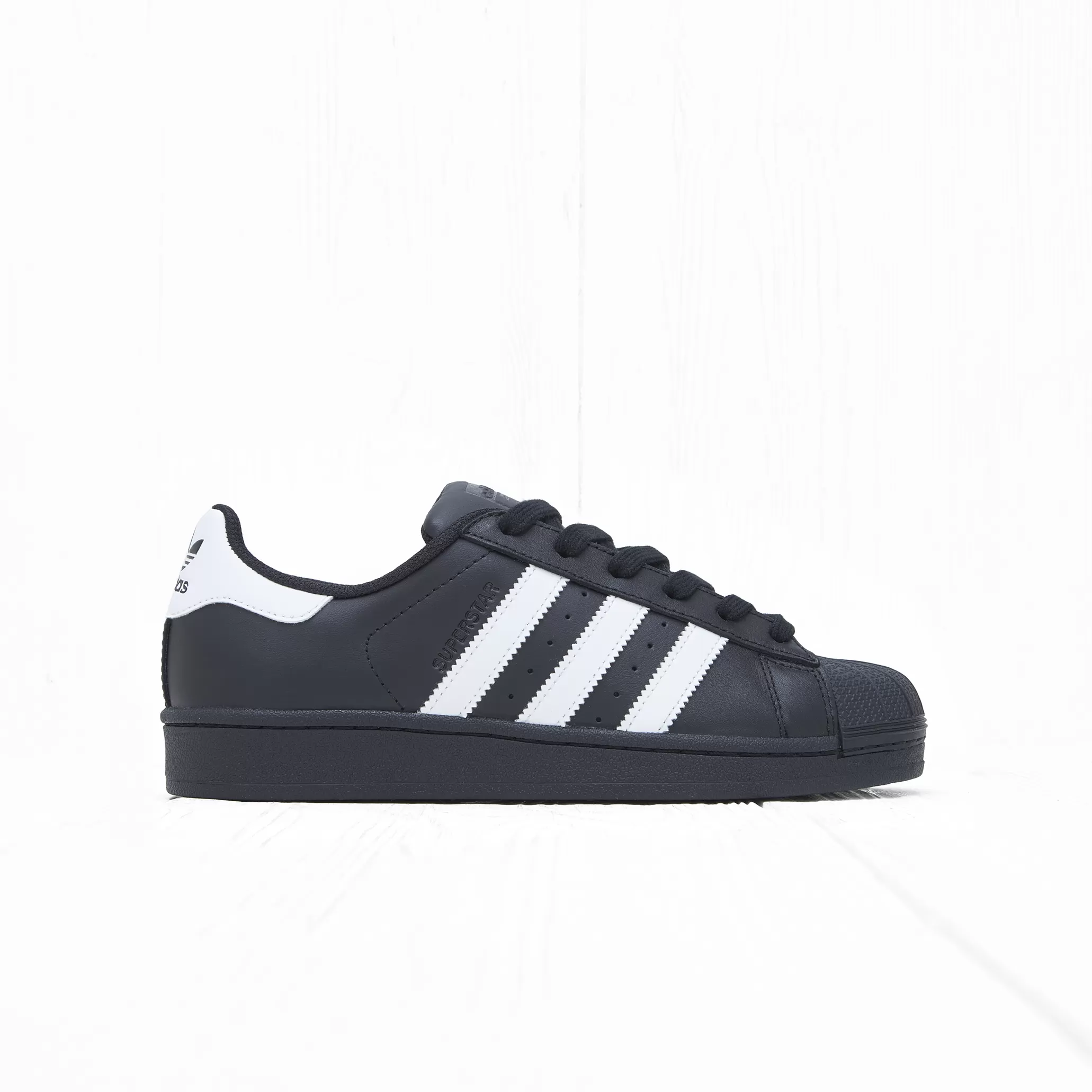 Buty adidas superstar top foundation core black (b27140)